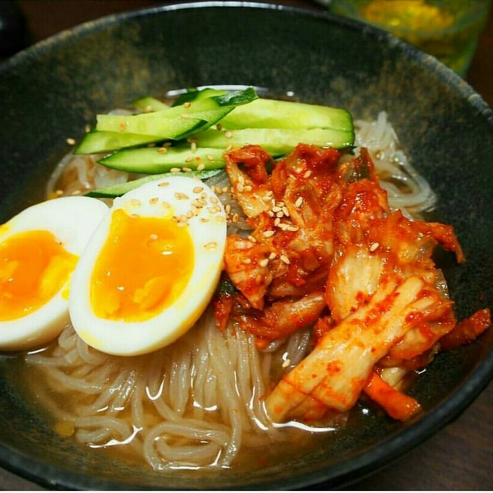 簡単！スープから作る本格冷麺^^